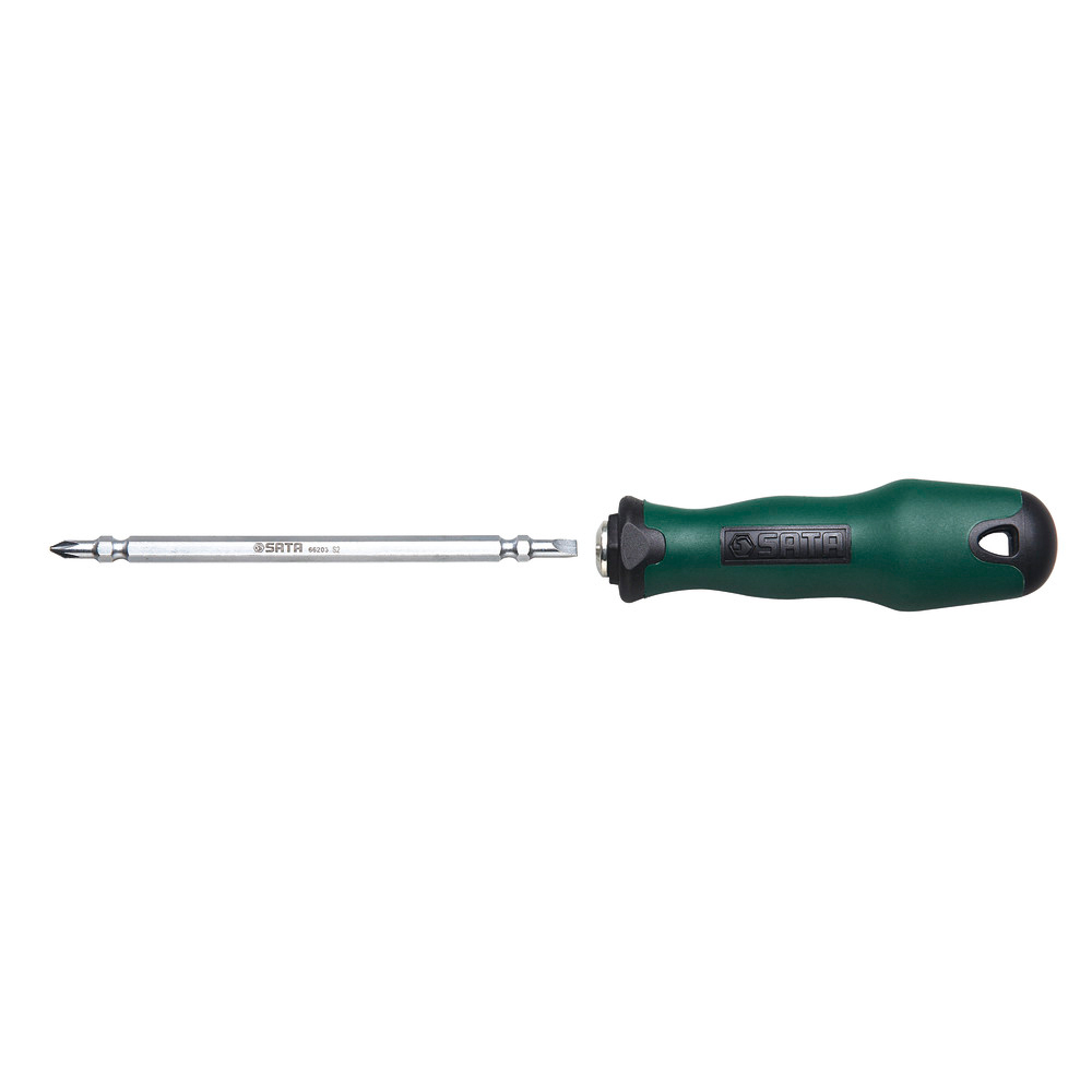SATA Schraubendreher mit Wechselklinge, 220 mm, 100 mm, PH1x5 mm